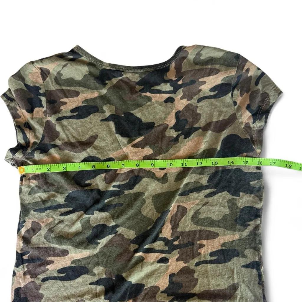 GUESS Camo Print Short Sleeve Tee - Image 5