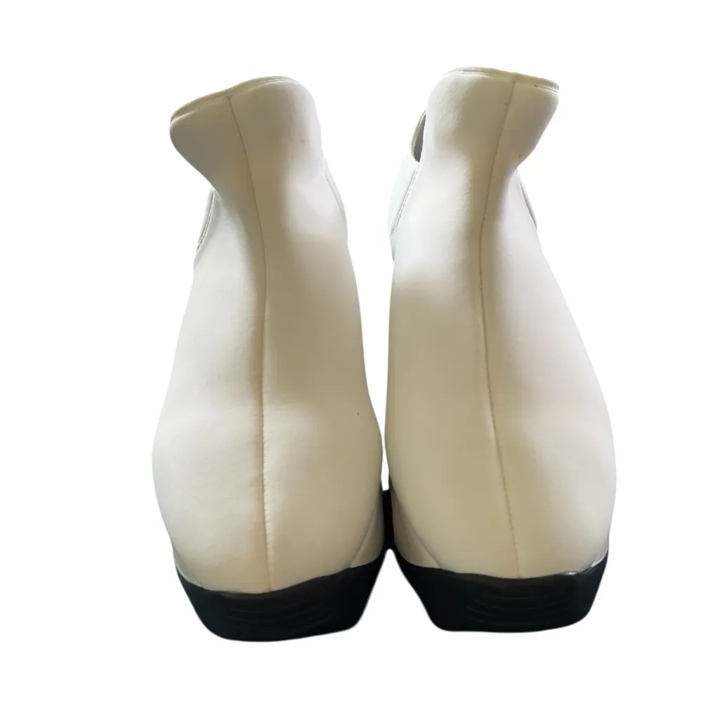 IRi NY Wes 1 Low Top Neoprene Loafer Platform Sneaker 41/11 White Made in Italy - Image 4