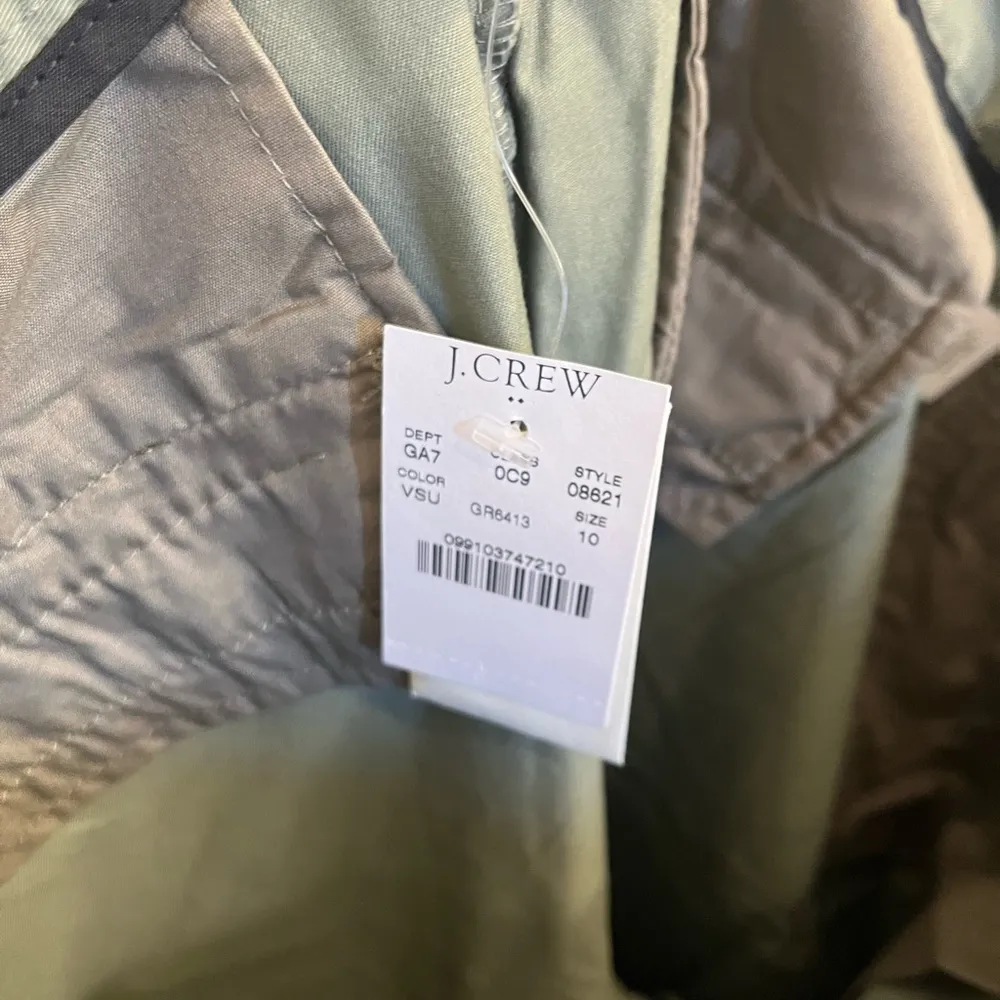 NWT J Crew Frankie Chino Pants Olive Green 10 - Image 4