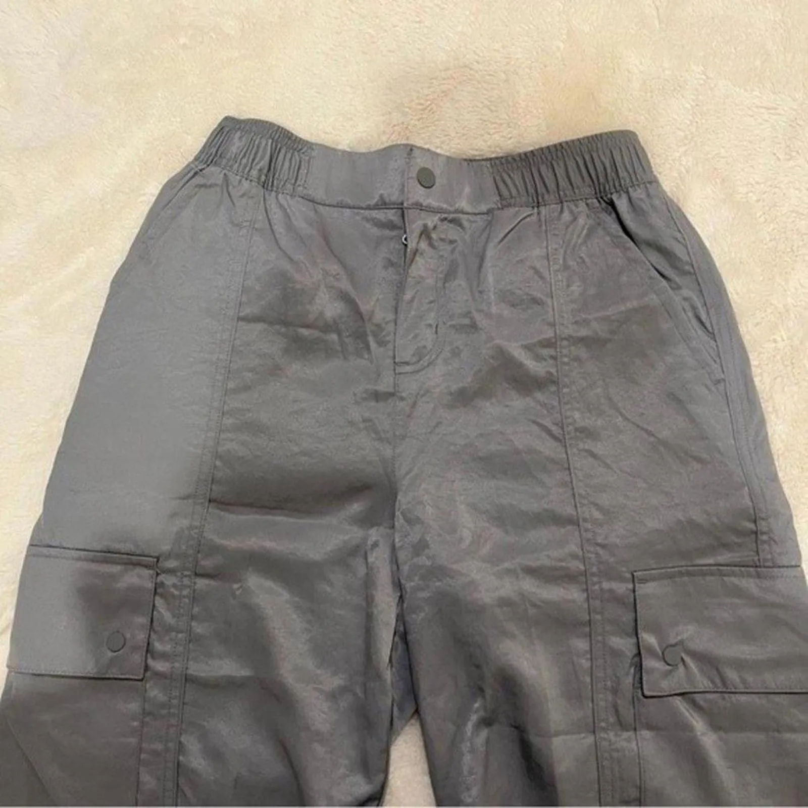 Air Jordan Heritage Utility Track Pants Gray Size XS - Image 2