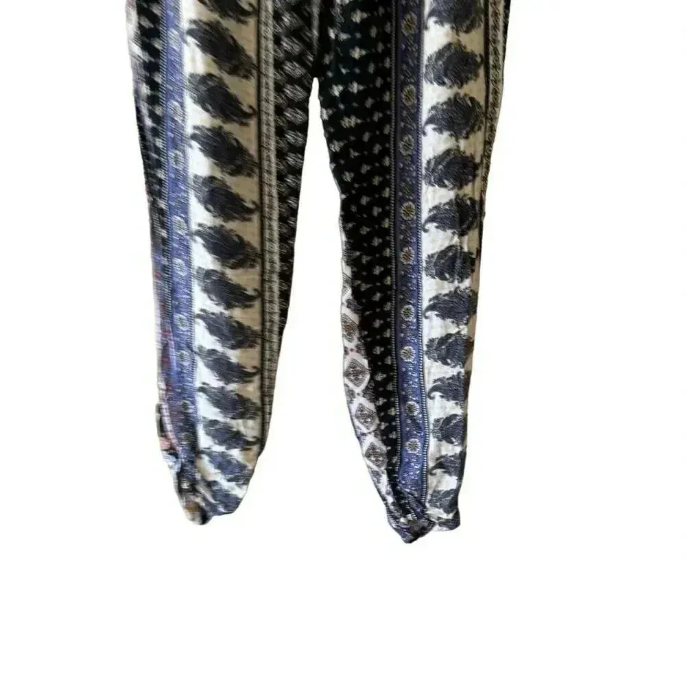 Rewash Tribal Paisley Gypsy Festival Soft High Rise Bohemian  Lightweight Jogger - Image 6