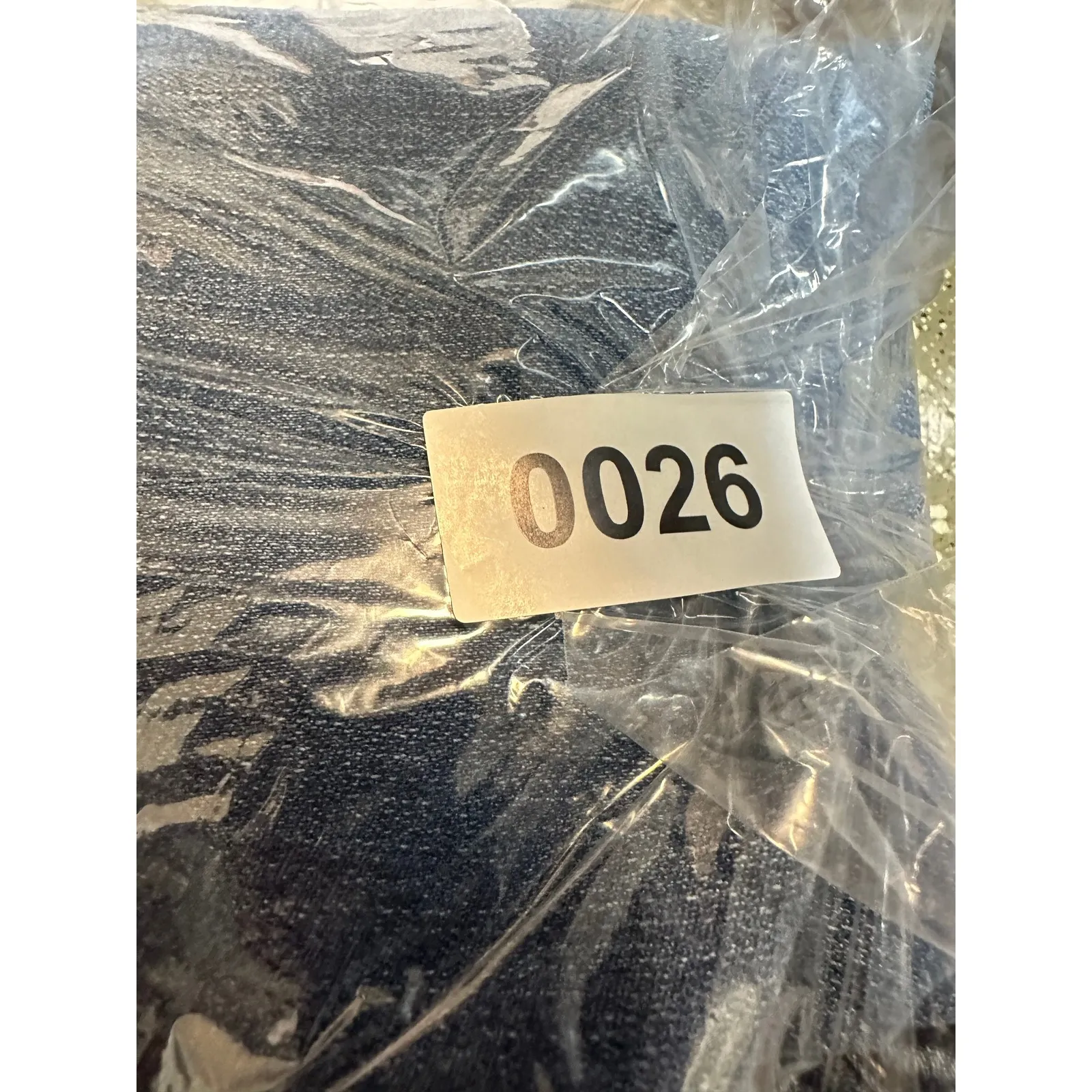 EV1 Alex Relaxed Vintage Jeans Womens Size 18 Distressed Patched Blue Denim - Image 13