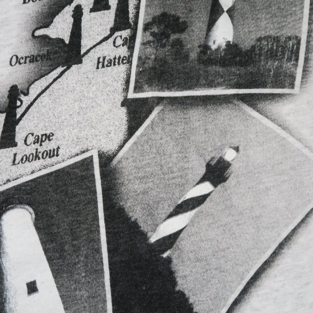 Vintage 80s Lighthouses of the Outer Banks Shirt - Image 6