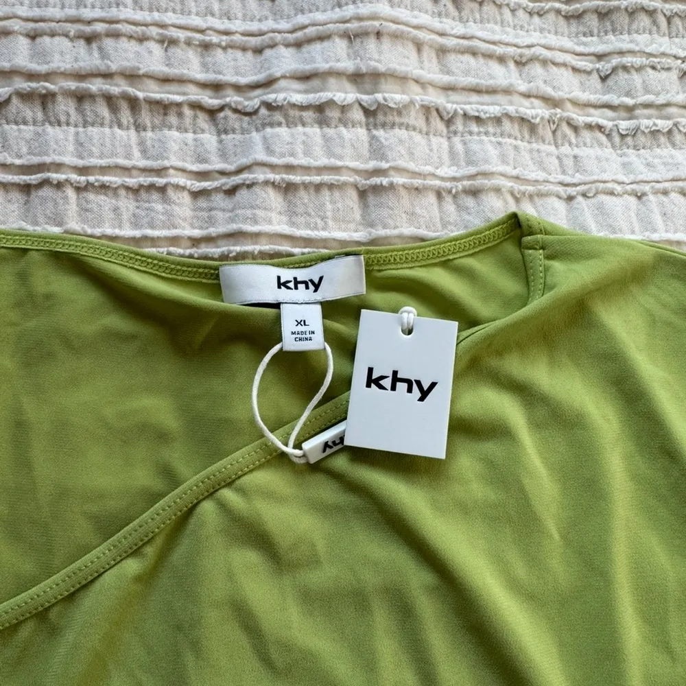 Khy Asymmetrical Tank Green Size XL - Image 6