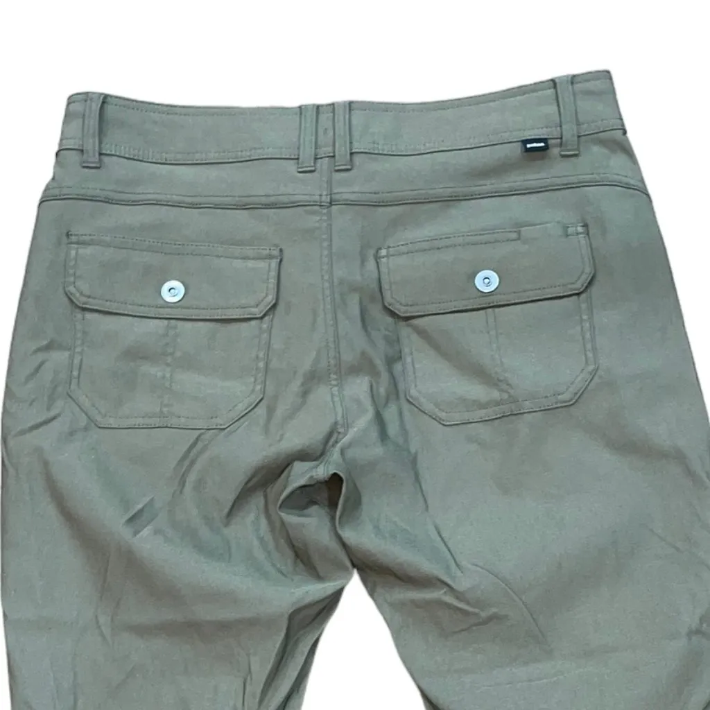 prAna Straight Leg‎ Tan Chino Outdoor Utility Hiking Pants Size 10 - Image 4