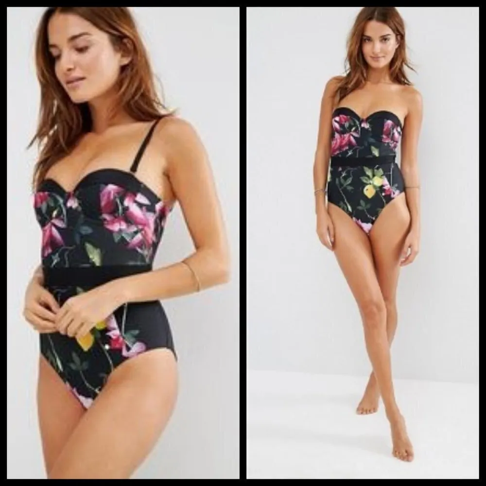 💕TED BAKER💕 Citrus Bloom One-Piece Swimsuit - Image 4