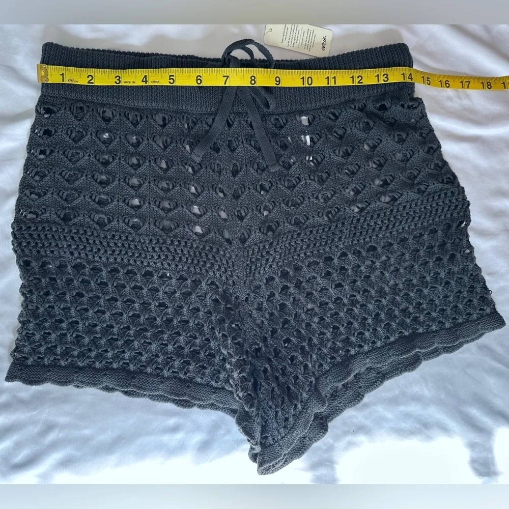Aerie NWT  Crochet Short - Graphite - S - Image 6