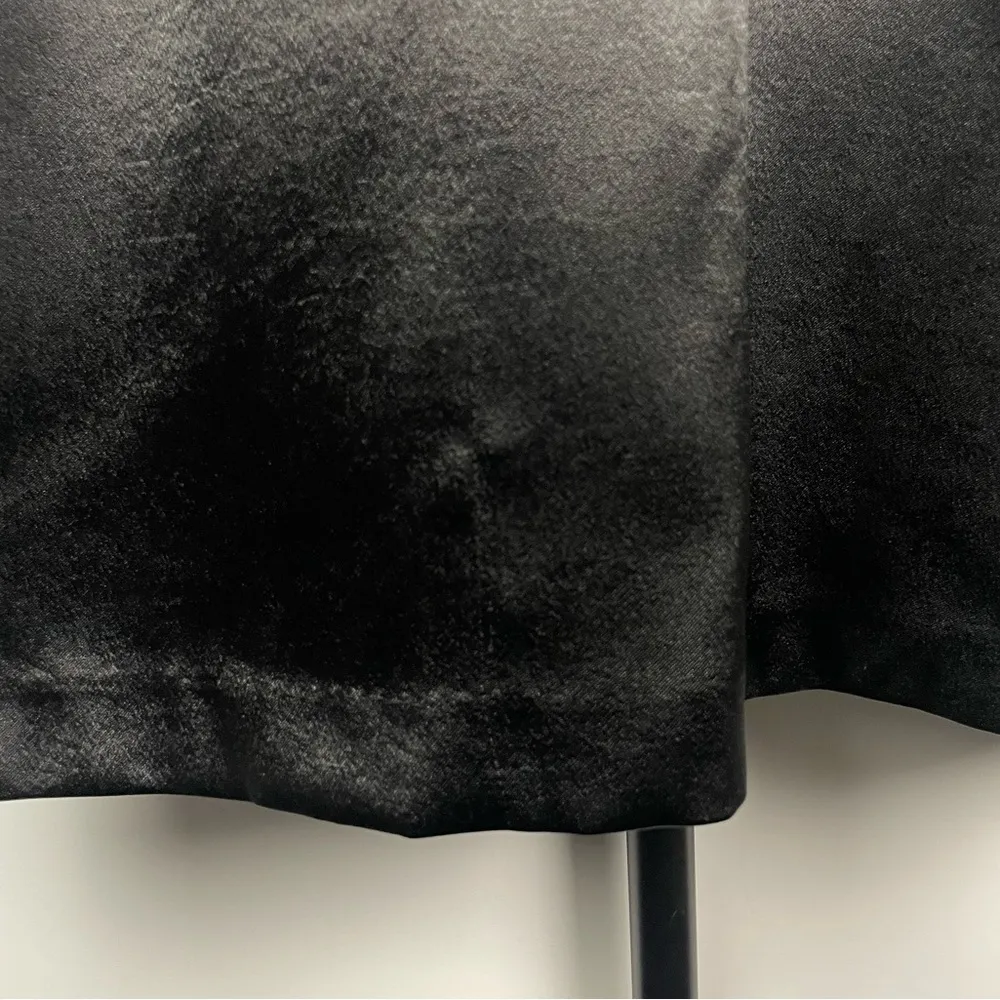 Armani Exchange Black Satin‎ Bell Sleeve Shift Dress - Image 6