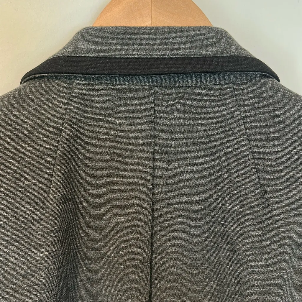 Catherine Malandrino Large Charcoal Gray 3/4 Length Sleeve Blazer Jacket - Image 10