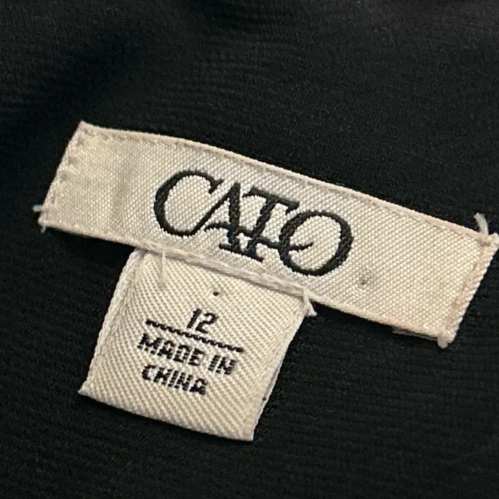 Women's Cato Black & Gold Blazer Size 12 - Image 4