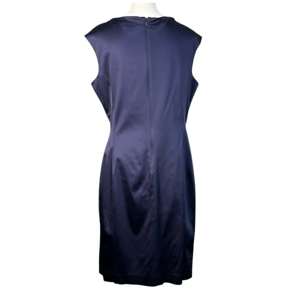 Lauren Ralph Lauren Dresses Side Pleat Cocktail Sleeveless Women’s Dress Size 16 - Image 3