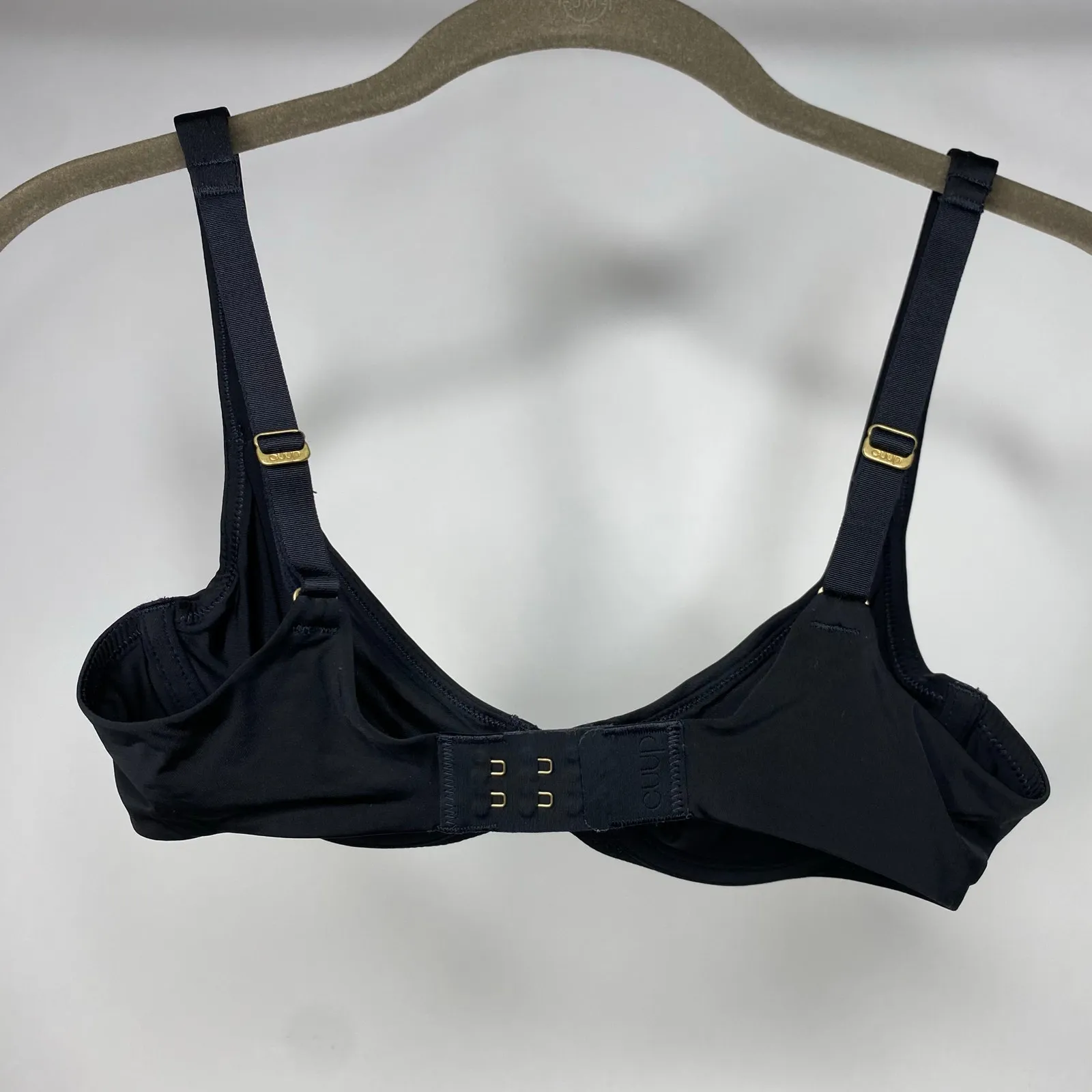 CUUP The Scoop Bra Micro Women's 32 A 32A Underwire Black Basic Minimal Size undefined - Image 3