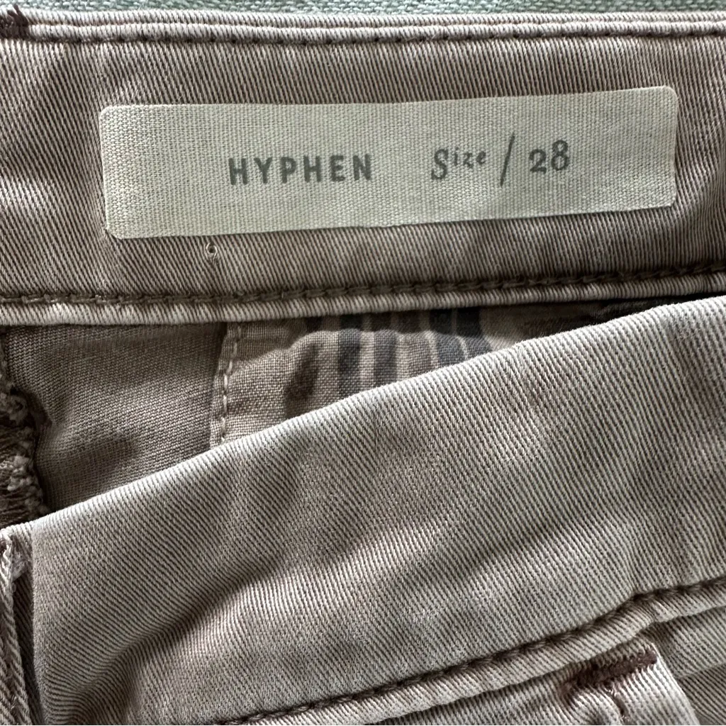 Anthropologie Pilcro Hyphen Dark Khaki Chino Shorts Size 6/28 - Image 5