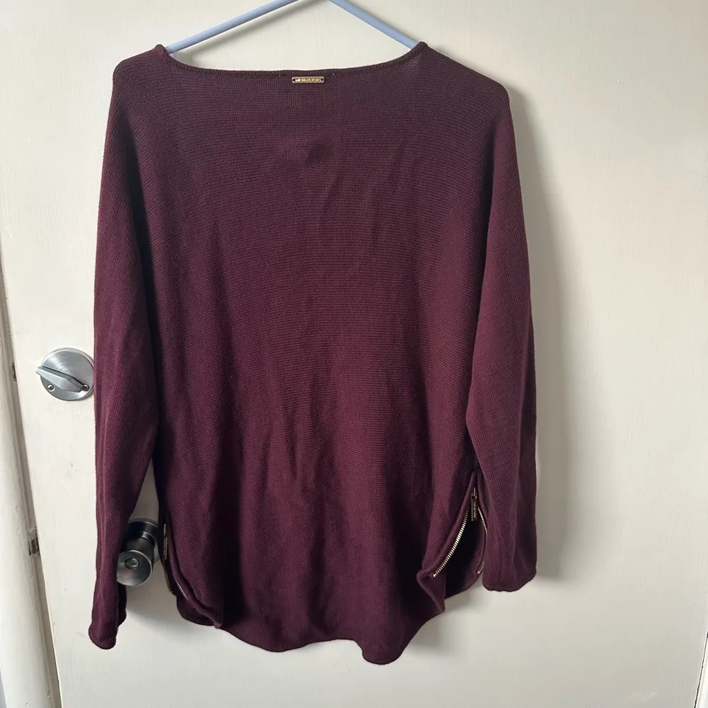 Michael Kors Deep Red Knit Top - Image 2