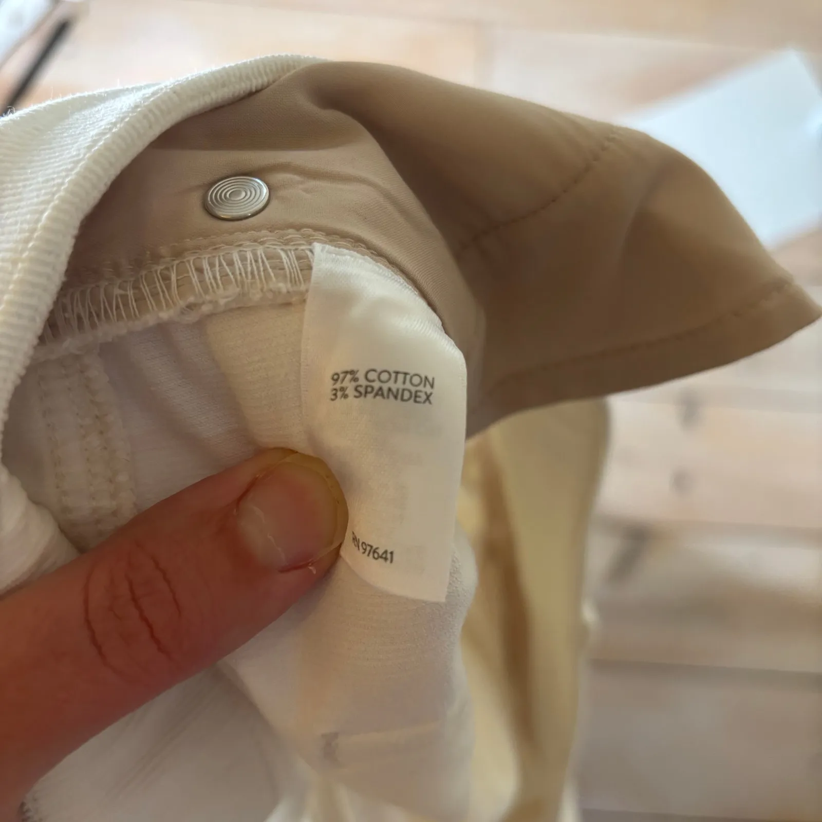 J. Jill NWOT Women's White Corduroy Slim Leg Pants Size S - Image 4