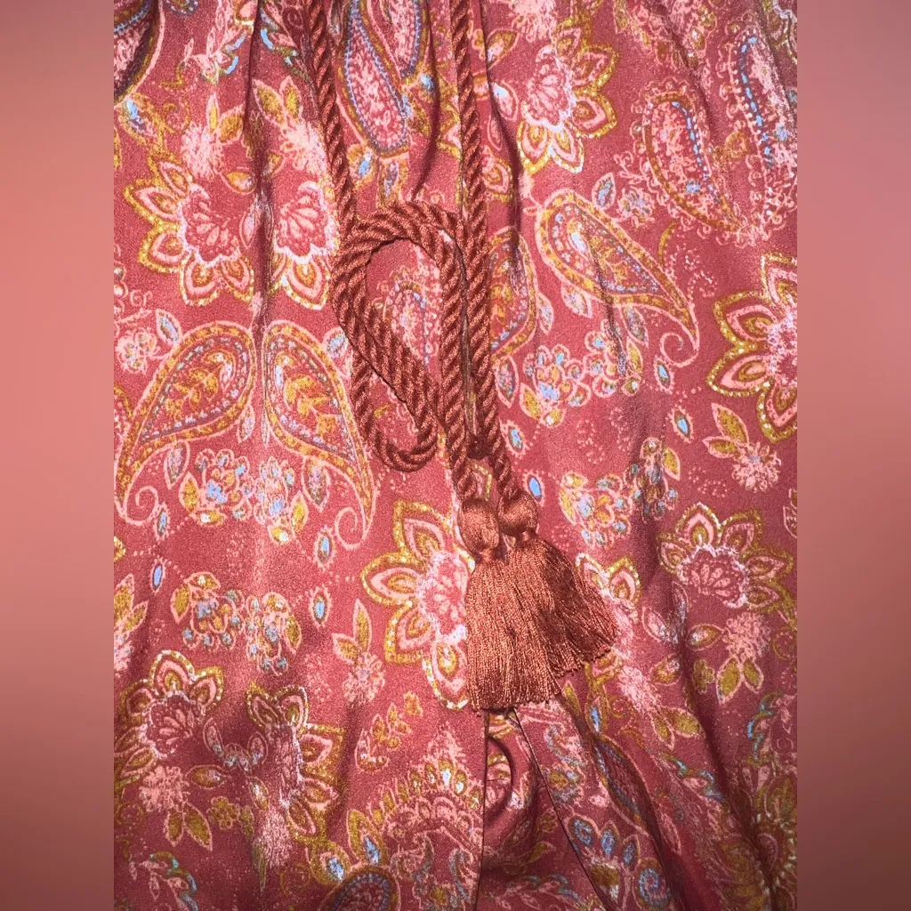 Aerie Paisley Print Harem Pants size XS - Image 5