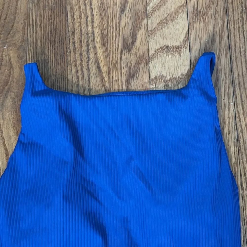 Andie Crane One Piece Swimsuit Ribbed Mazarine‎ Blue Size S NWOT - Image 5