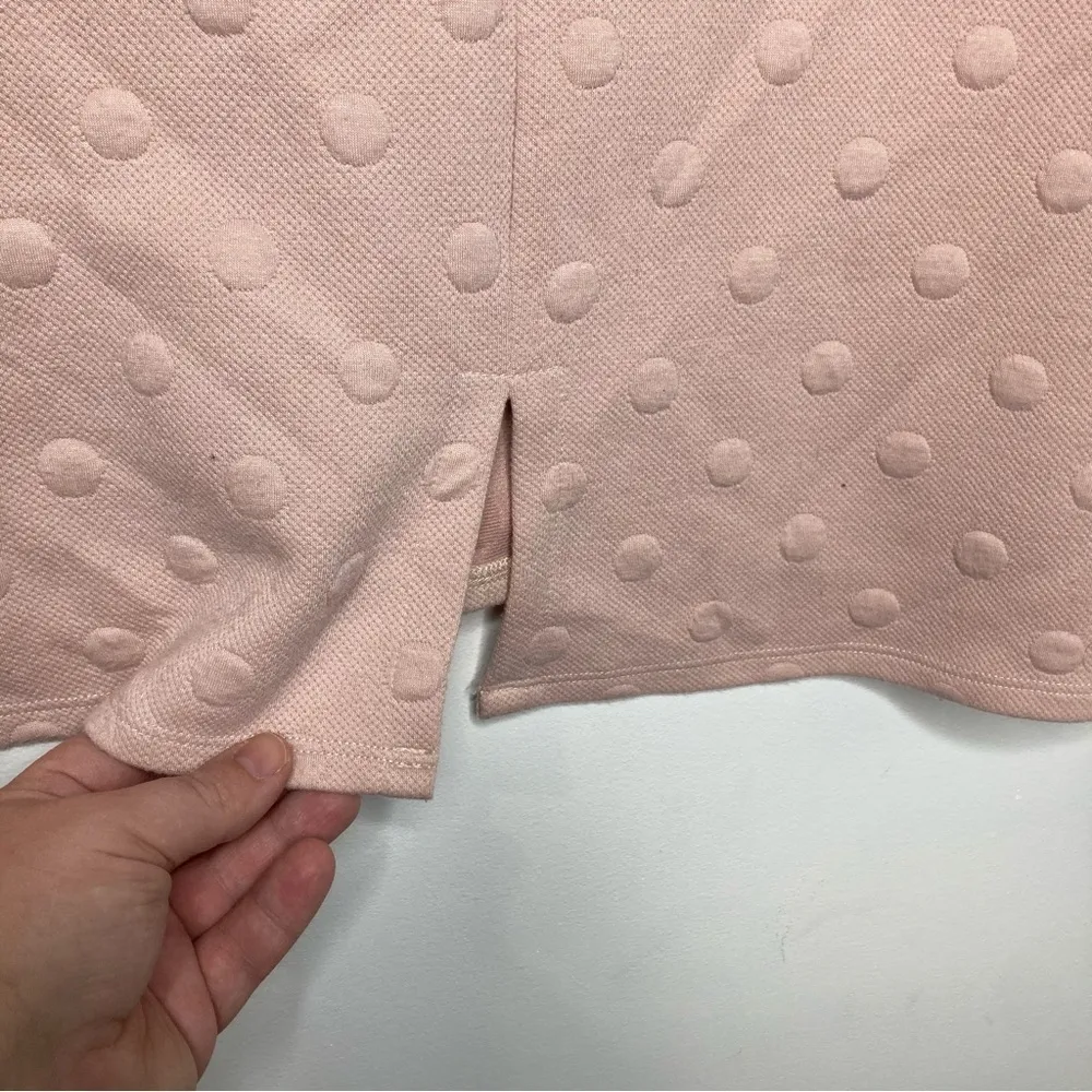 Anthropologie W5 blush textured dot‎ top size medium - Image 4