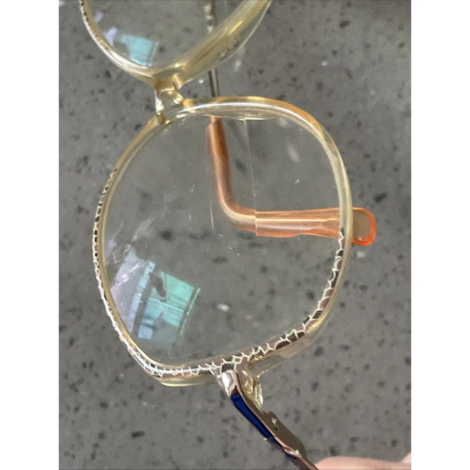 Gloria Vanderbilt 751 Eyeglass frames only Zyloware 097 55-14-140mm Full rim VTG - Image 11