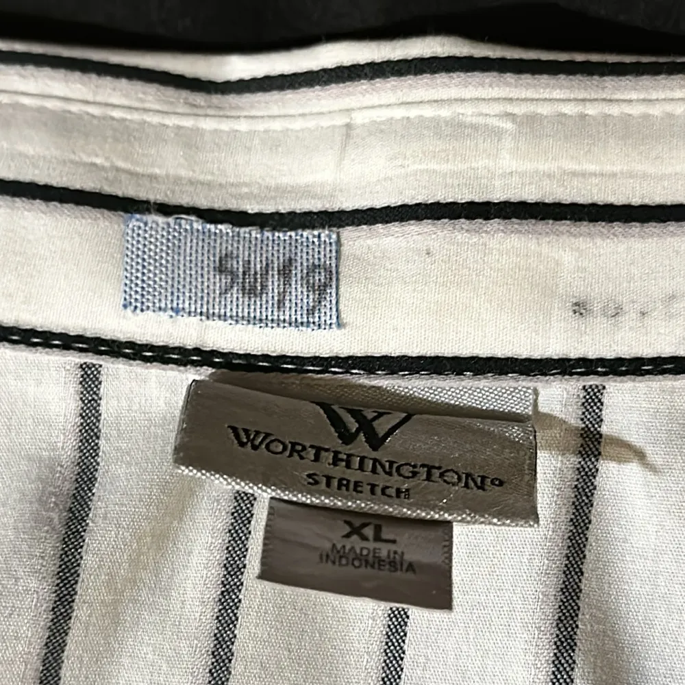 Vintage Worthington Stretch button down shirt w/belt - Image 6