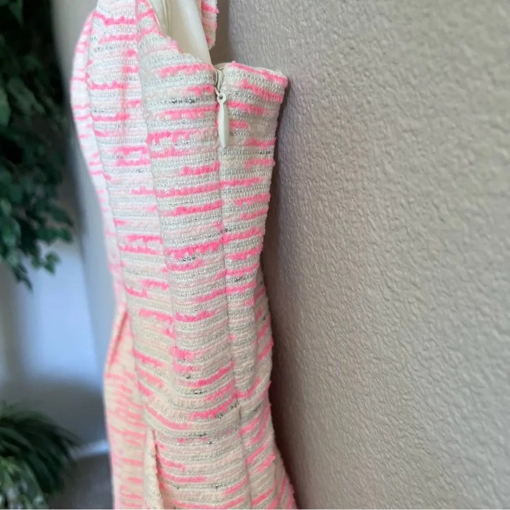 Moulinette Soeurs Pasteque Tweed Strapless Dress - Image 5