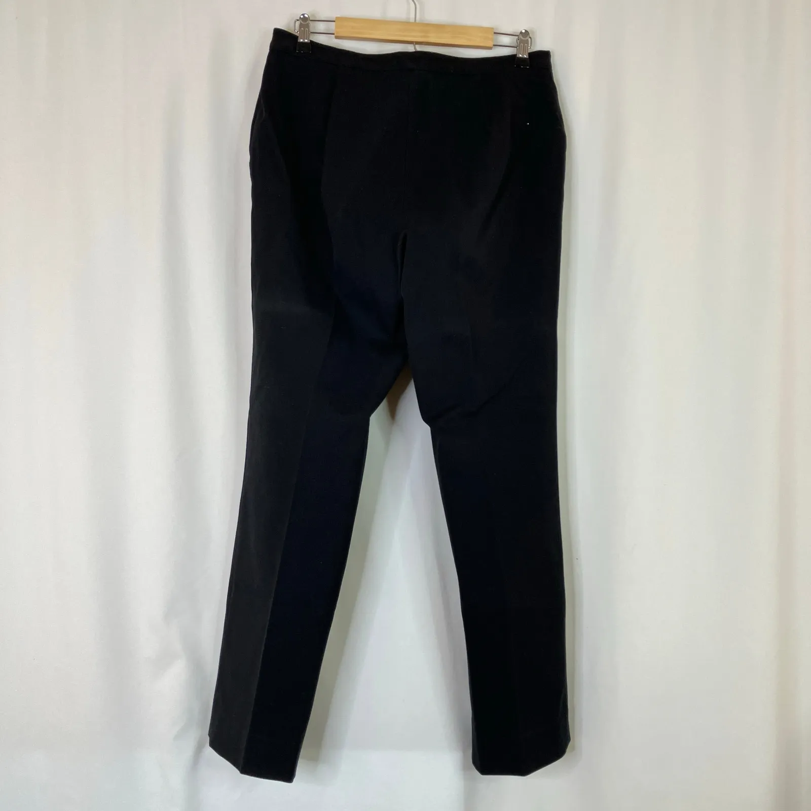 GAP Black Stretch Casual Dress Pants Straight Leg Cotton Womens 14 - Image 7