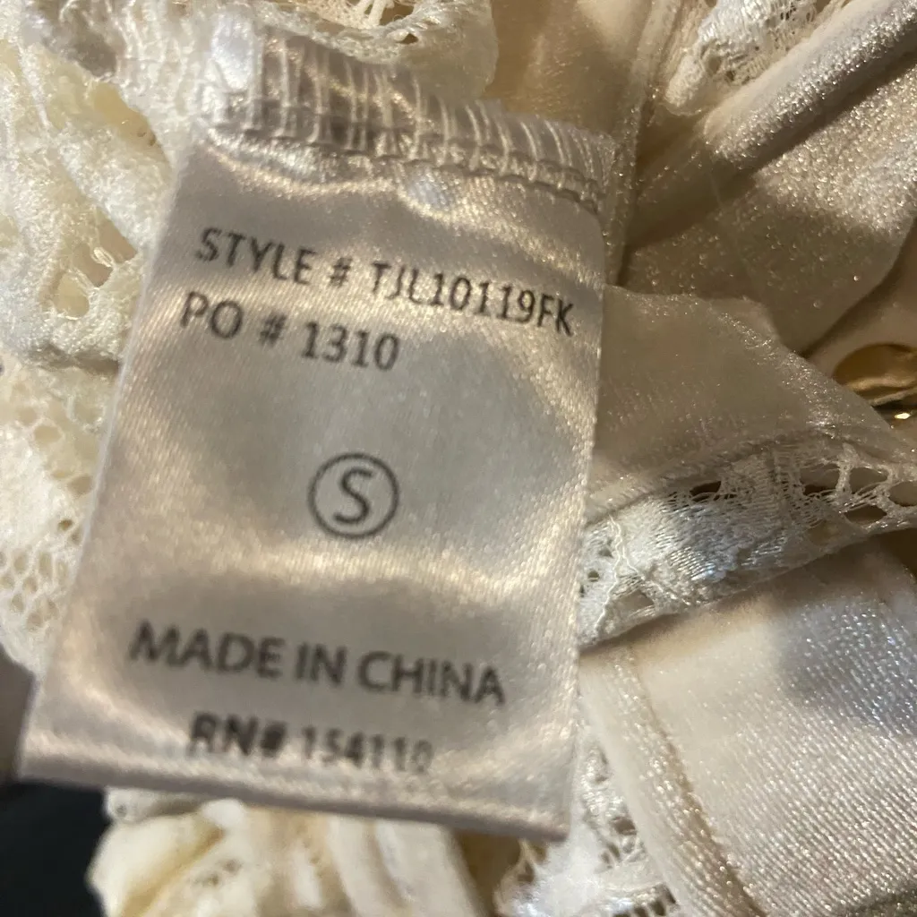 Jlux Label Ivory Bodysuit Size Small Nordstrom - Image 5