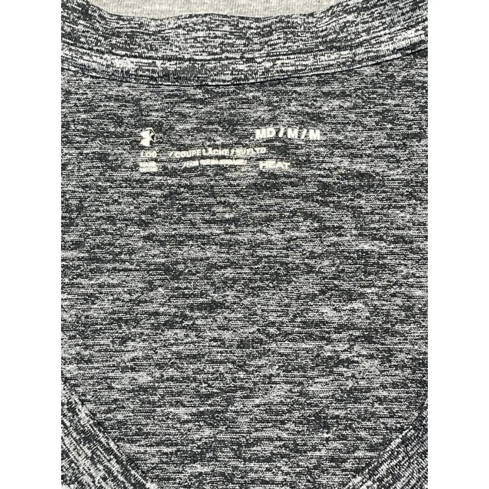 Women's Under Armour T-Shirt, Size M, Gray or Black athletic wear - Image 2