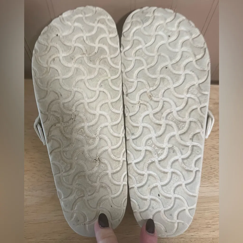 Birkenstock Boston Essentials Clog, white, lightweight, water friendly; size 38 - Image 6