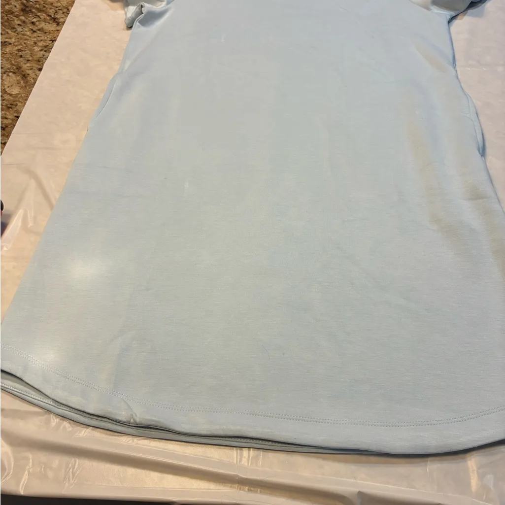Light Blue Women's Dress - Image 2