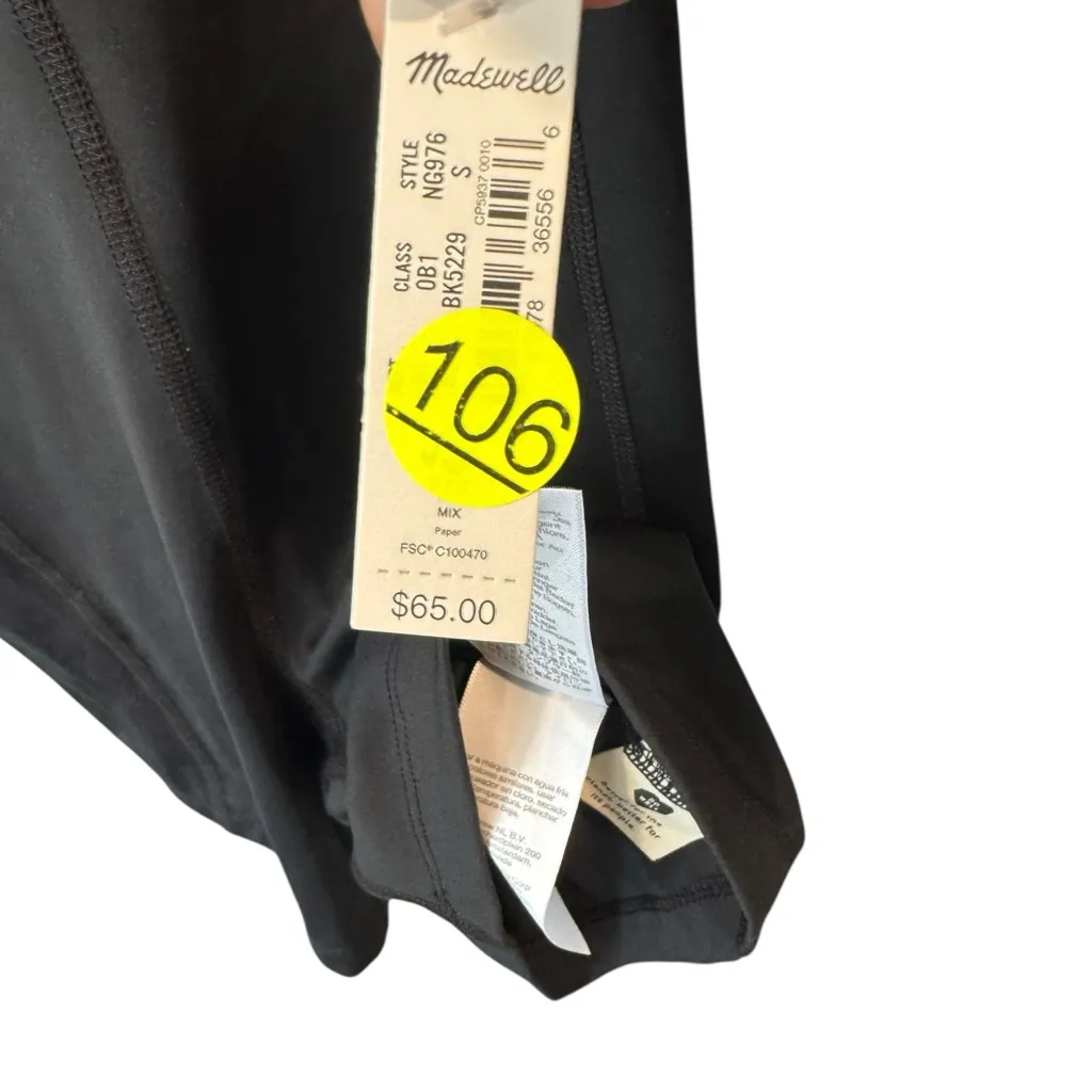 Madewell MWL Flex Biker Unitard Shorts Romper Small‎ - Image 6