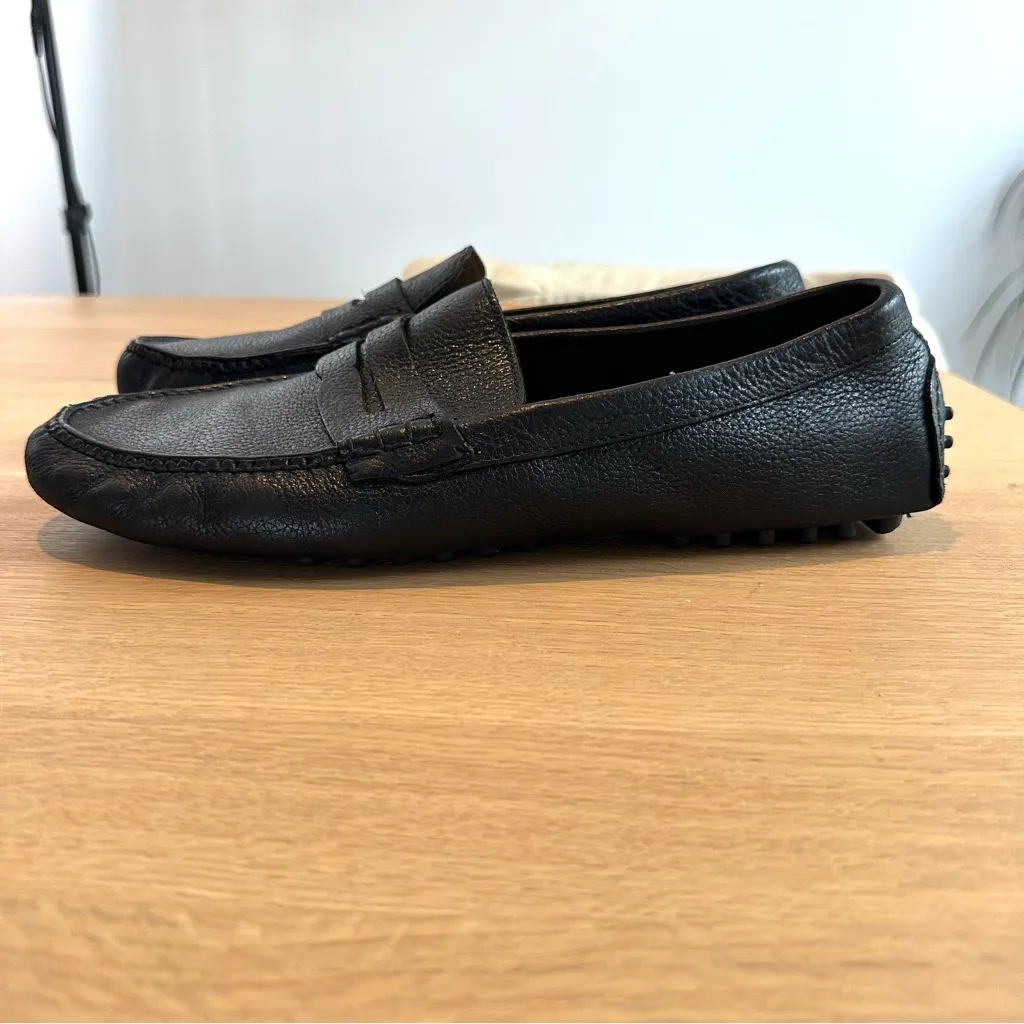 Cole Haan Grant Canoe Penny Loafer Men 12 M Black Leather Moc Driving Shoe - Image 4