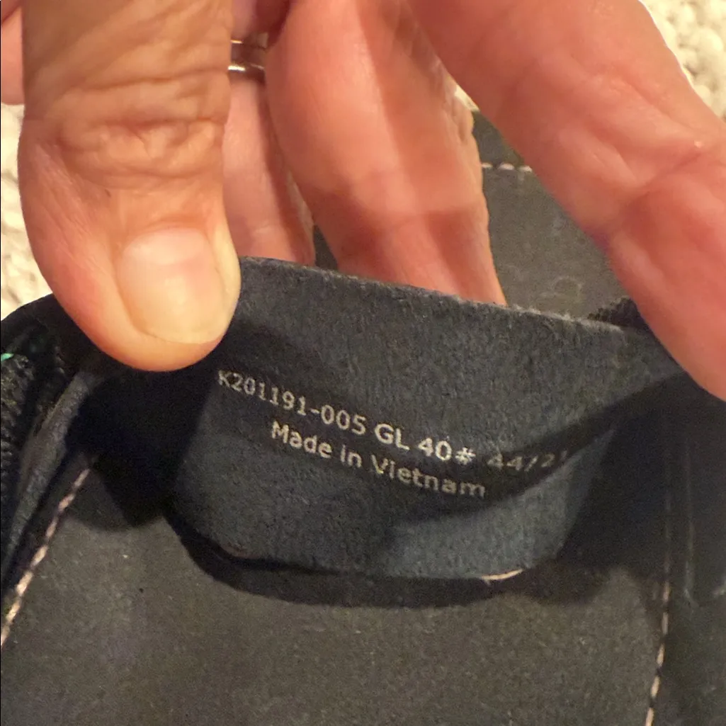 Camper Oruga WOMENS Black Sandals with Pink and Green size 40 USA 9 - Image 7