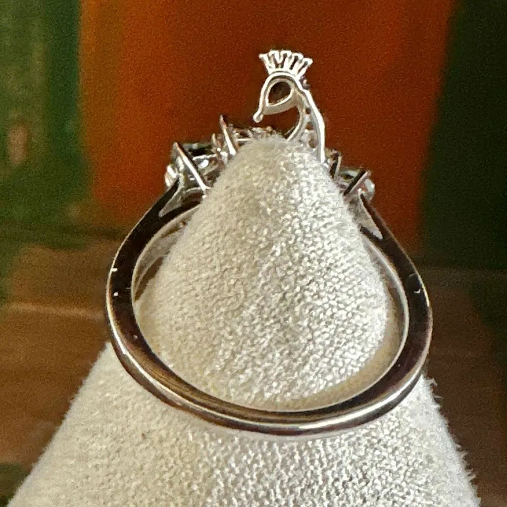 BBJ Sterling Silver Peacock Ring - Image 3