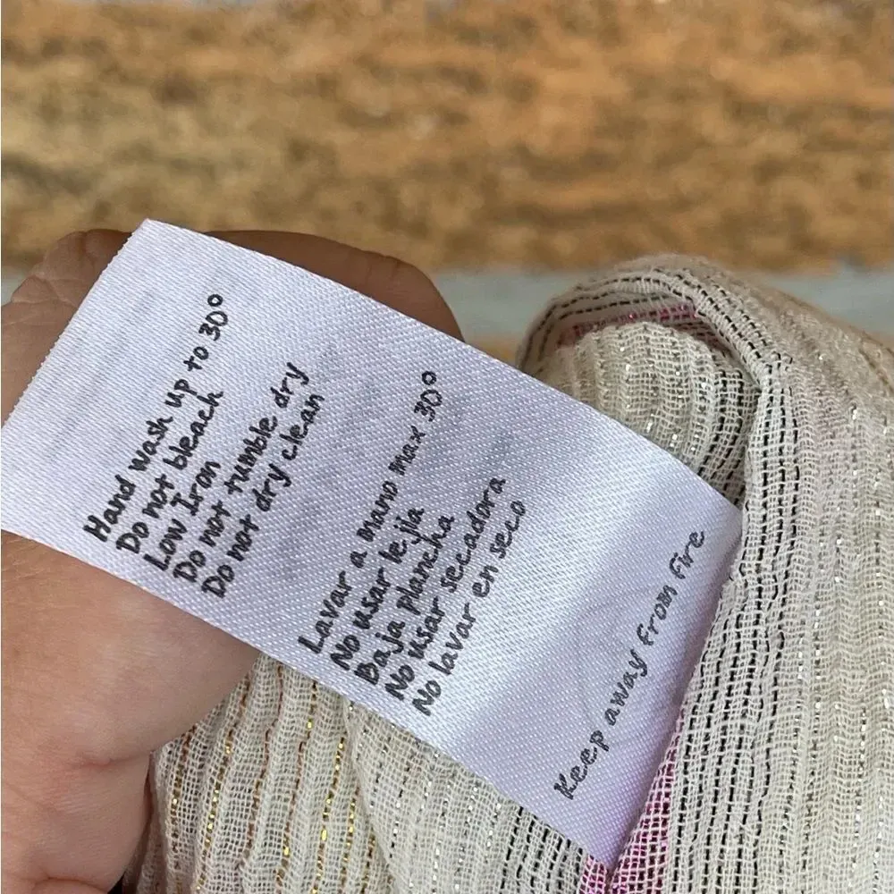 Z&L EUROPE GOLDEN SLUMBERS KAFTAN S/M Pink Size M - Image 13