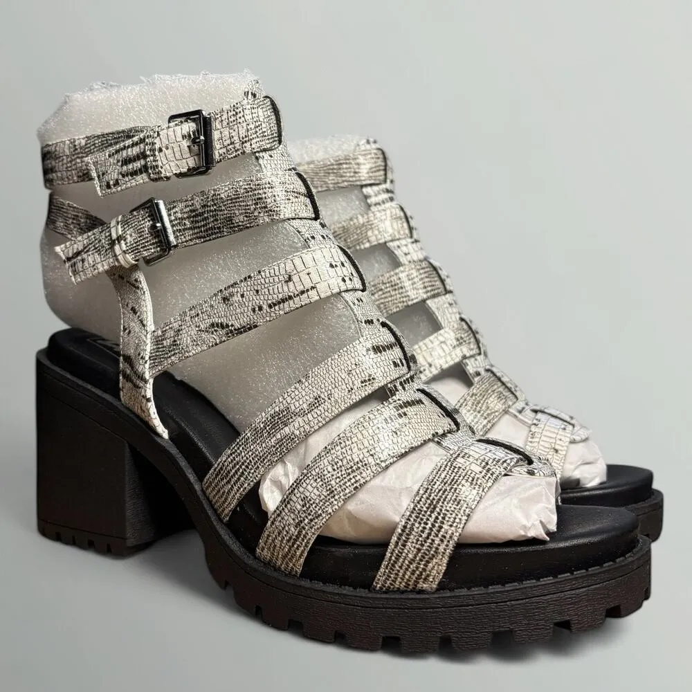 Dirty Laundry Fun Stuff Gladiator Heeled Sandal in White - Image 2