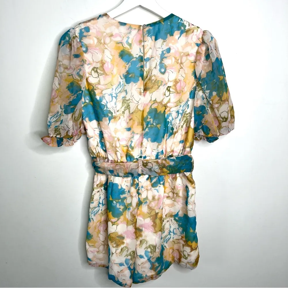 Walter Baker Weslie Romper Water Lillies Size Small - Image 4