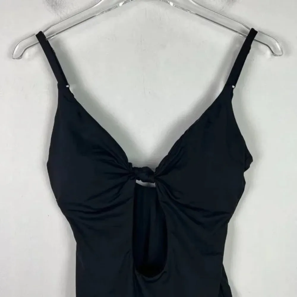 NWT Andie Swim The Santorini One Piece Swimsuit Flat Black Size Large L NEW - Image 3