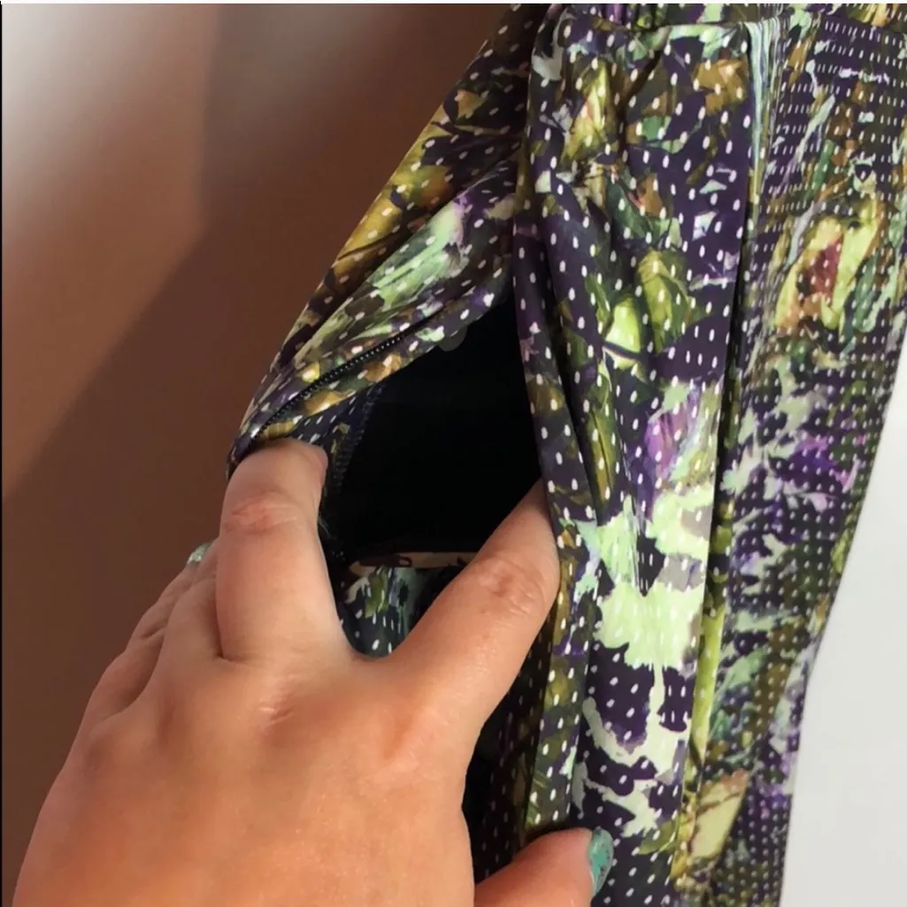 Lululemon City Summer Floral Printed Cutout Mini Dress Size 4 - Image 7