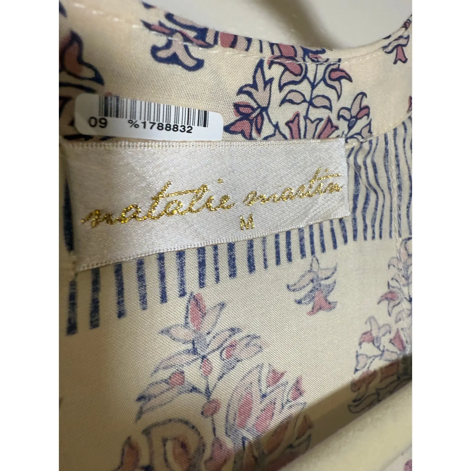 Natalie Martin Lizzy Shirt Blouse Cyprus Lilac Women’s Size M - Image 4