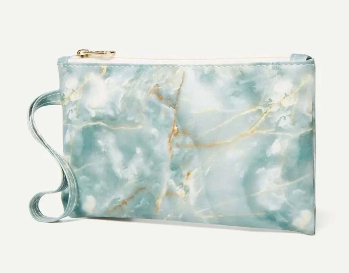 Green Marble Clutch Bag - Image 2