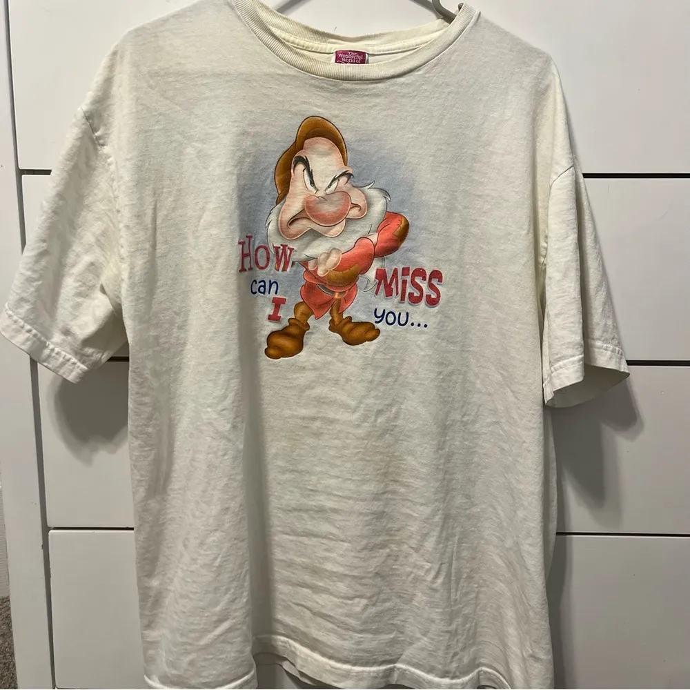 Vintage Disney Grumpy T Shirt - Image 3