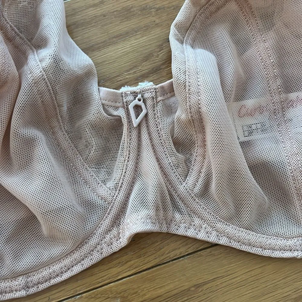 NEW Curvy Kate Eye Spy Balcony Bra 38F NWT Blush Pink Nude Sheer Large Bust Size undefined - Image 5