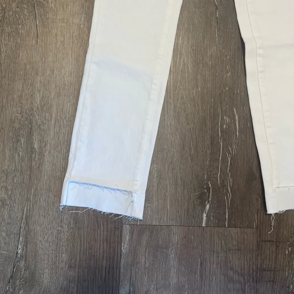 New Paige White Denim Skinny Jeans Skyline Ankle Peg - Image 10