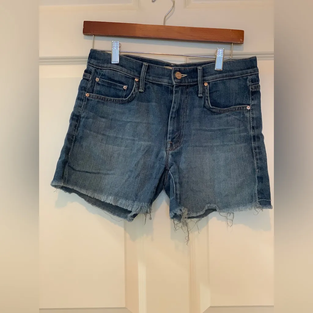 Mother Denim Raw Hem High - Image 2