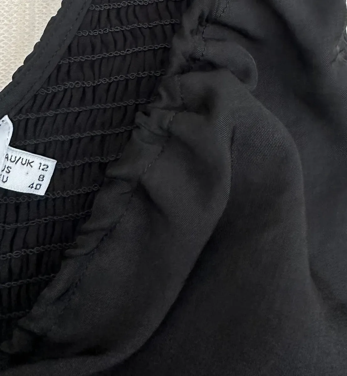 Bareena Mini Dress Black - Image 5