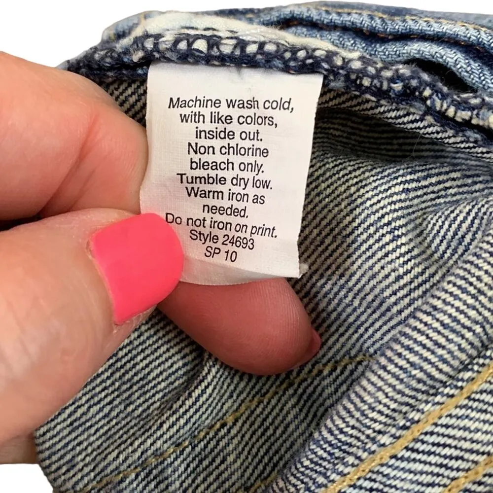 J Crew Factory Hipslung Rolled Cuffed Jean Shorts - Image 5