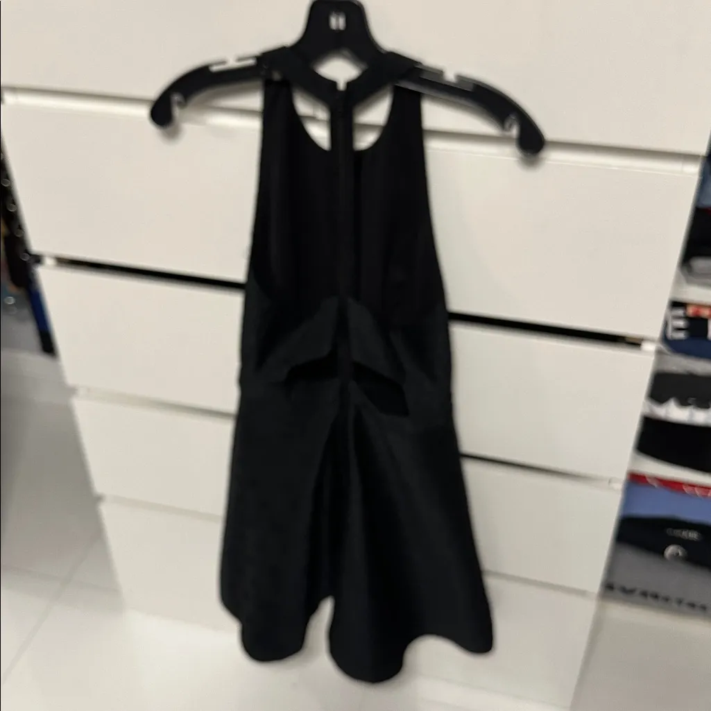 Alice + Olivia Black Embroidered Dress - Image 2