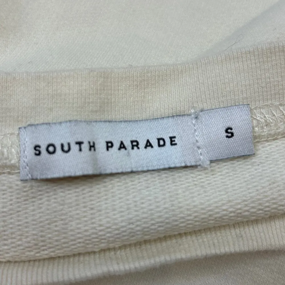 South Parade Alexa Smiley Star Eye Oversized White Long Sleeve Sweatshirt S - Image 5