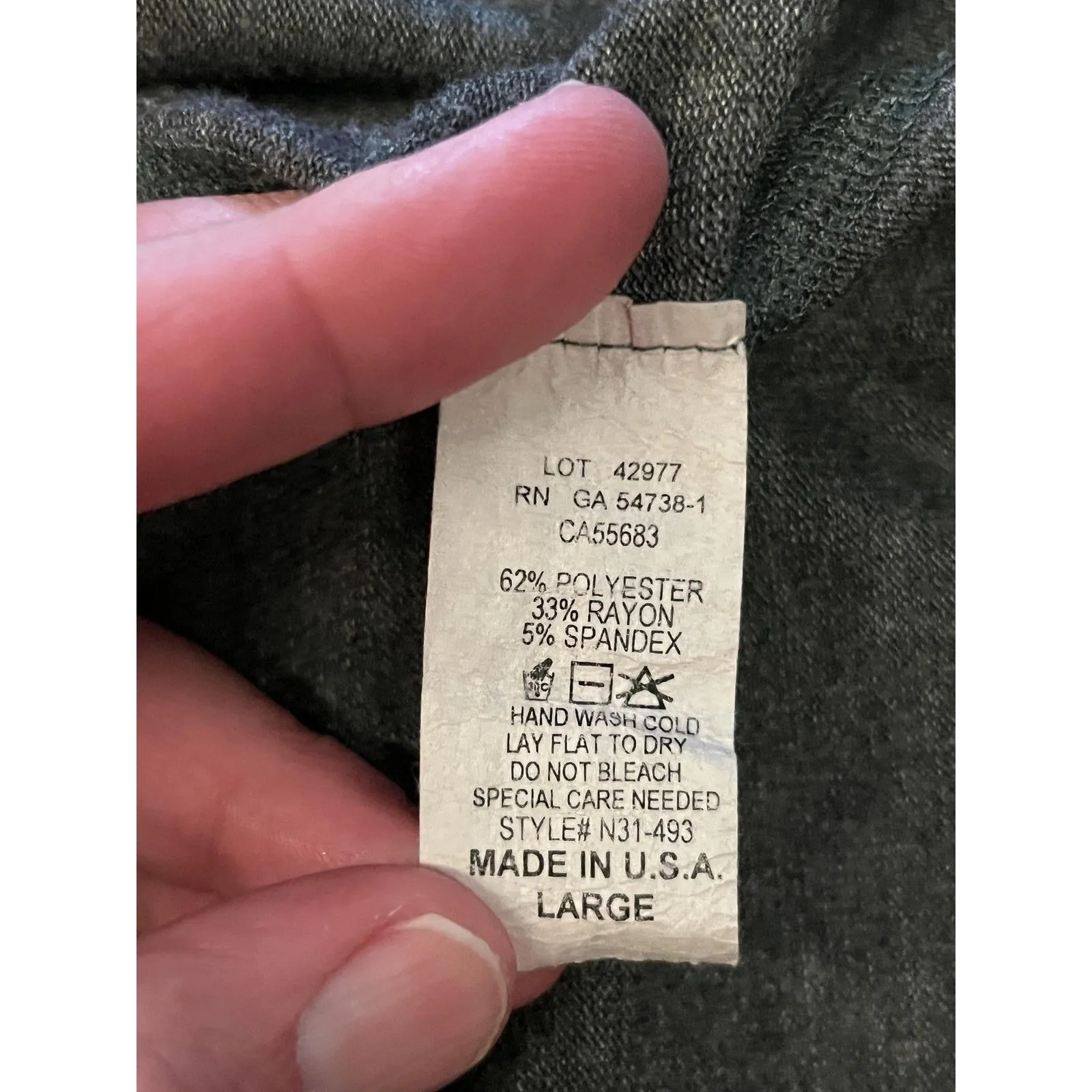 Nally & Millie Dress Womens Large Brown Multicolor Abstract Knit Tunic Boho - Image 9